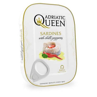 ADRIATIC QUEEN Sardines in Vegetable Oil with Peppers